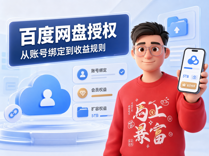 百度网盘申请授权教程